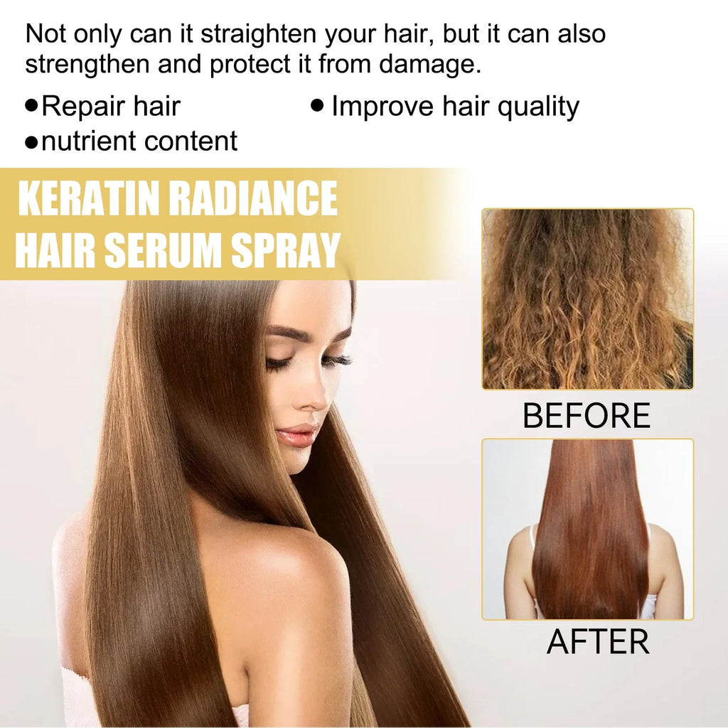 Keratin Hair Serum – Smooth, Frizz Control & Damage Repair for Dry and Treated Hair