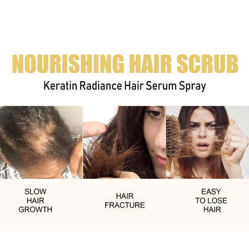 Keratin Hair Serum – Smooth, Frizz Control & Damage Repair for Dry and Treated Hair