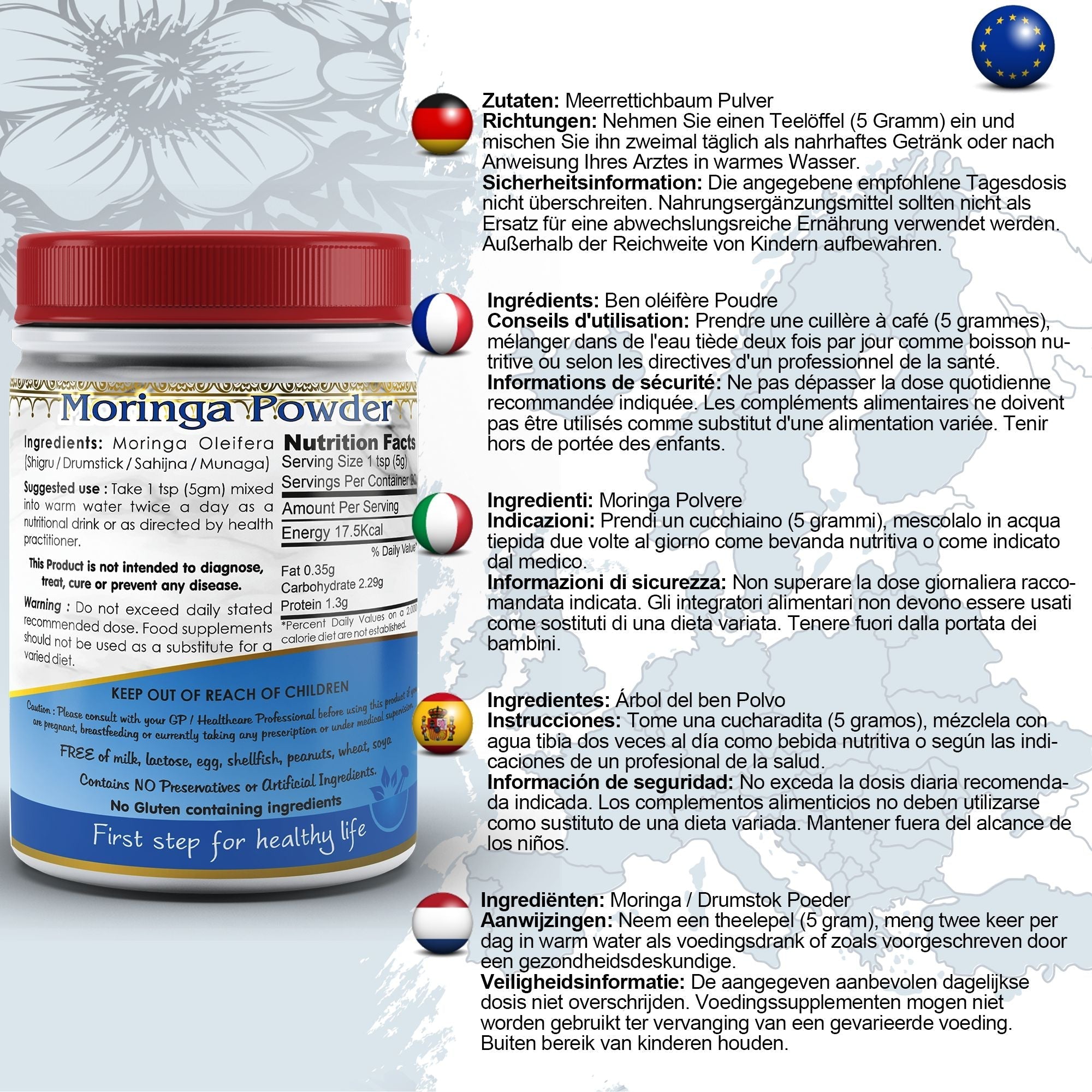 Aushadh Moringa Powder 100 gram - Daily Vitality Support