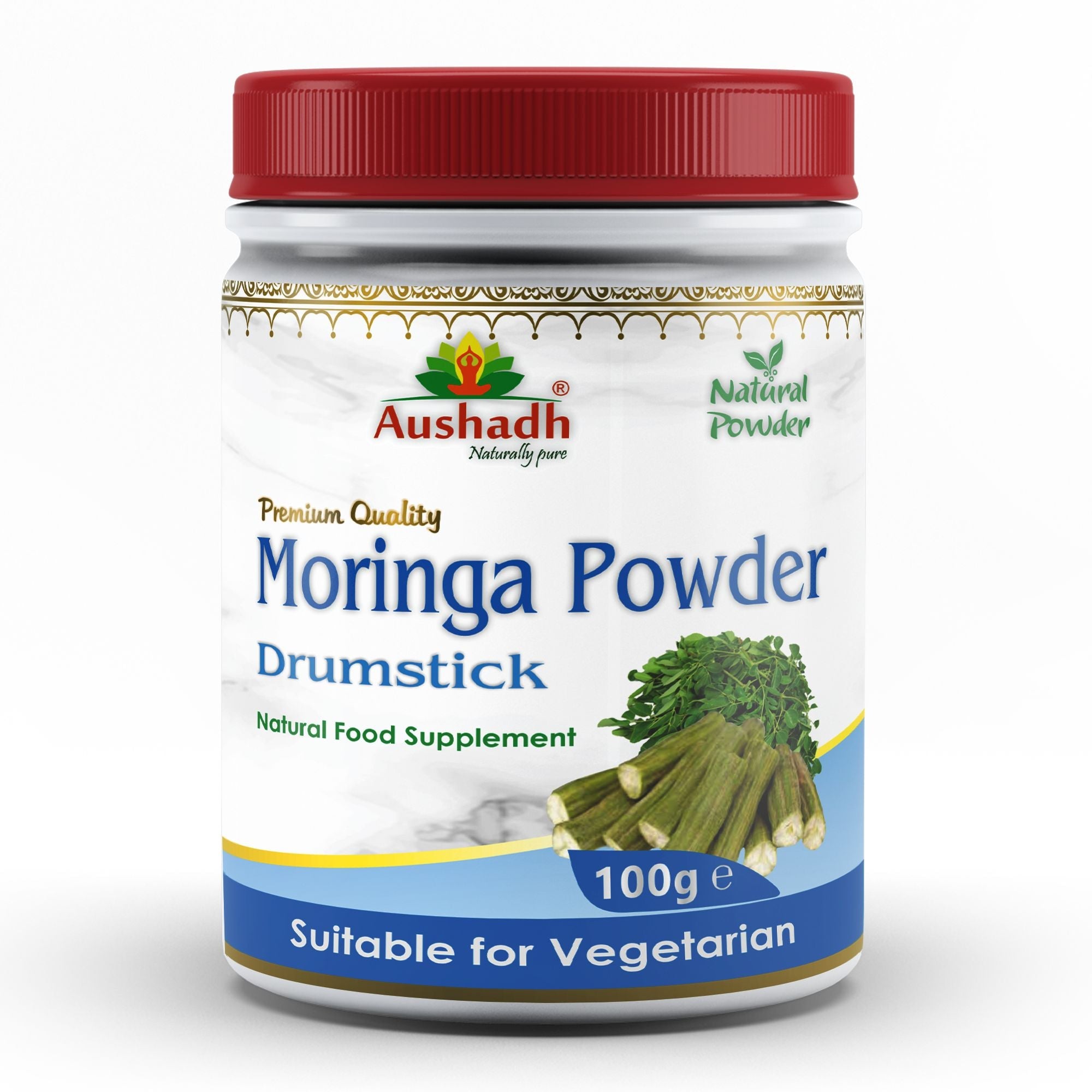 Aushadh Moringa Powder 100 gram - Daily Vitality Support