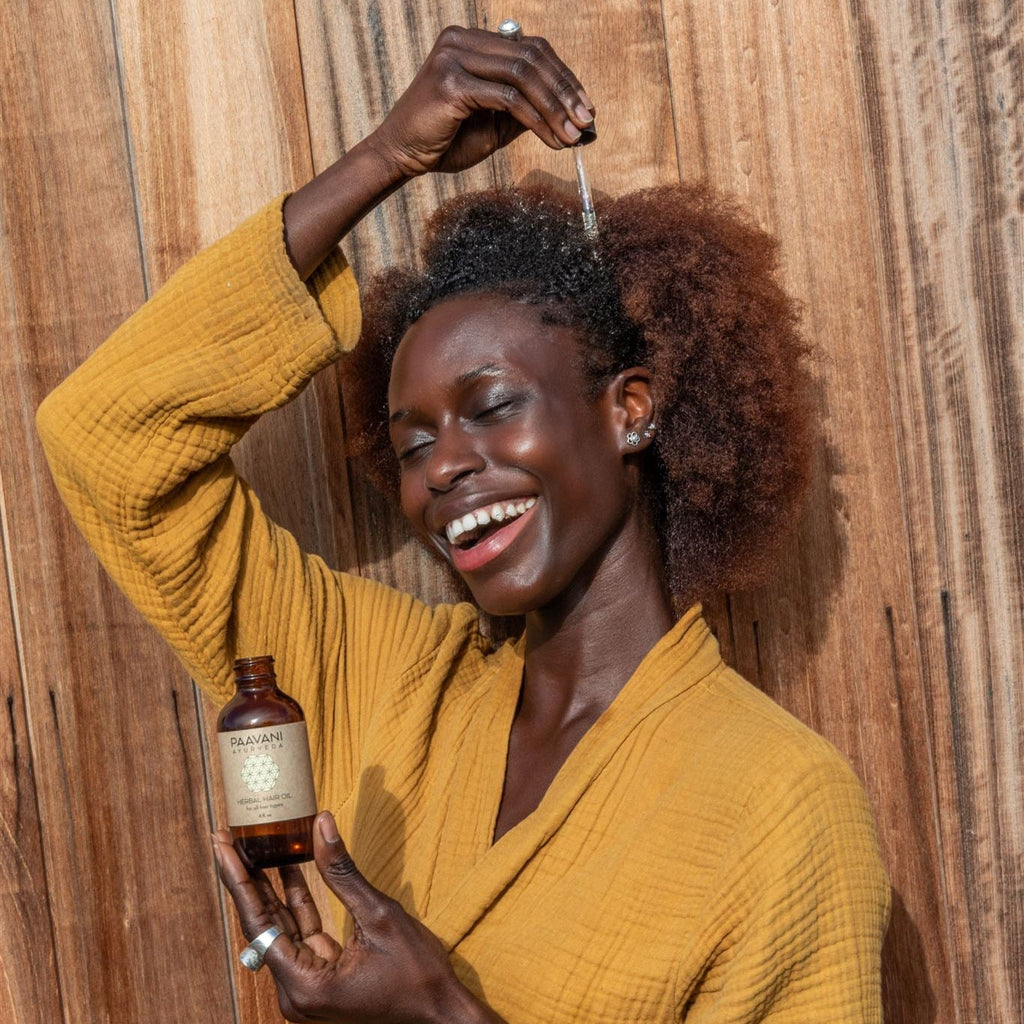 Nirvan Ayurvedic Herbal Hair Oil – Natural Hair Fall Control, Hair Growth & Scalp Nourishment