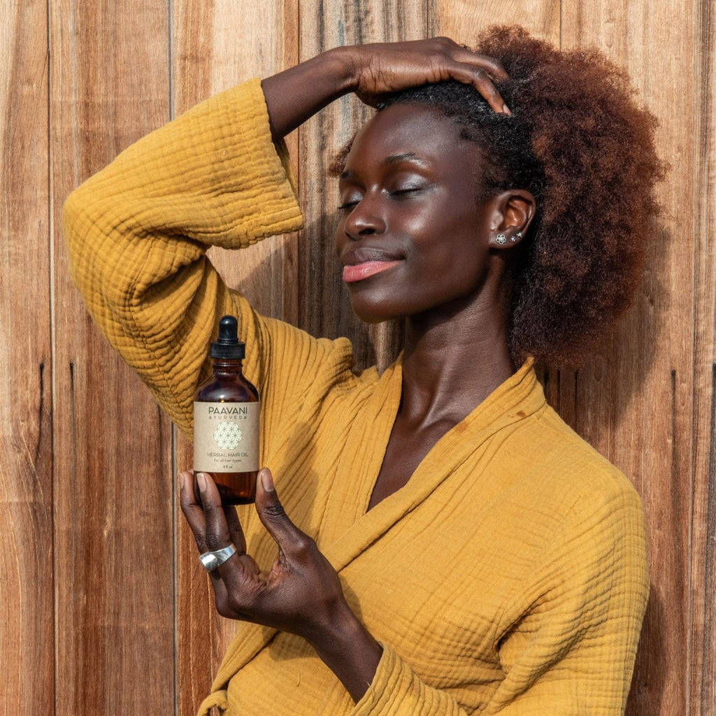 Nirvan Ayurvedic Herbal Hair Oil – Natural Hair Fall Control, Hair Growth & Scalp Nourishment